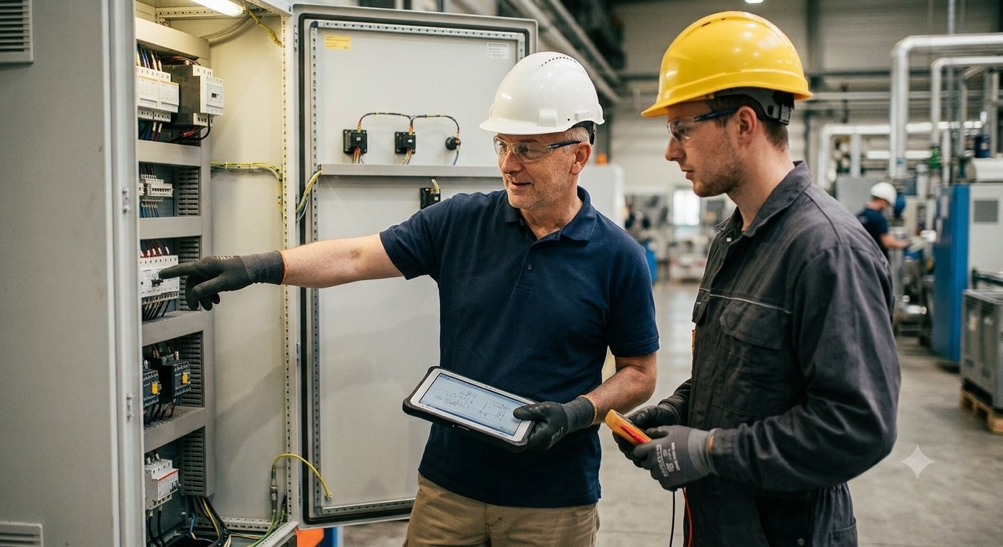 Odborné školení elektrotechniků v provozu
